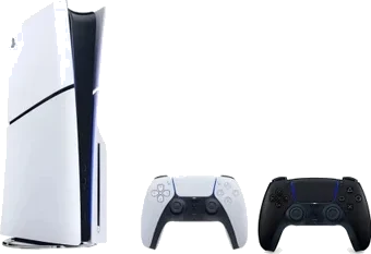 Sony PlayStation 5 Slim (1 ревизия, с дисководом, 2 геймпада)