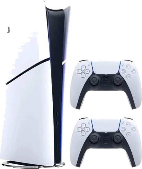 Sony PlayStation 5 Slim Digital Edition (2 ревизия, без дисковода, 2 геймпада)