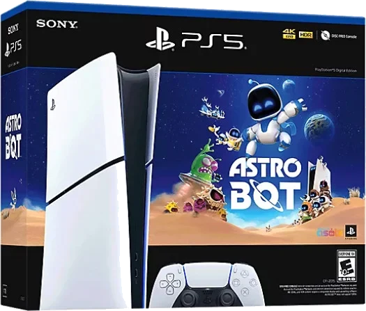 Sony PlayStation 5 Slim Digital Edition Astro Bot Bundle (1 ревизия, без дисковода)